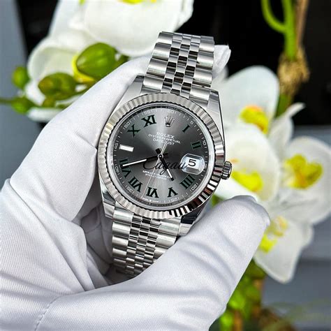 rolex wimbledon datejust 41|rolex datejust 41 oystersteel.